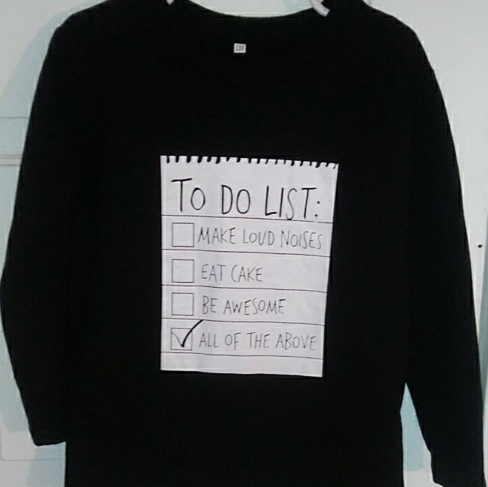 Funny Kids to do list Sweater